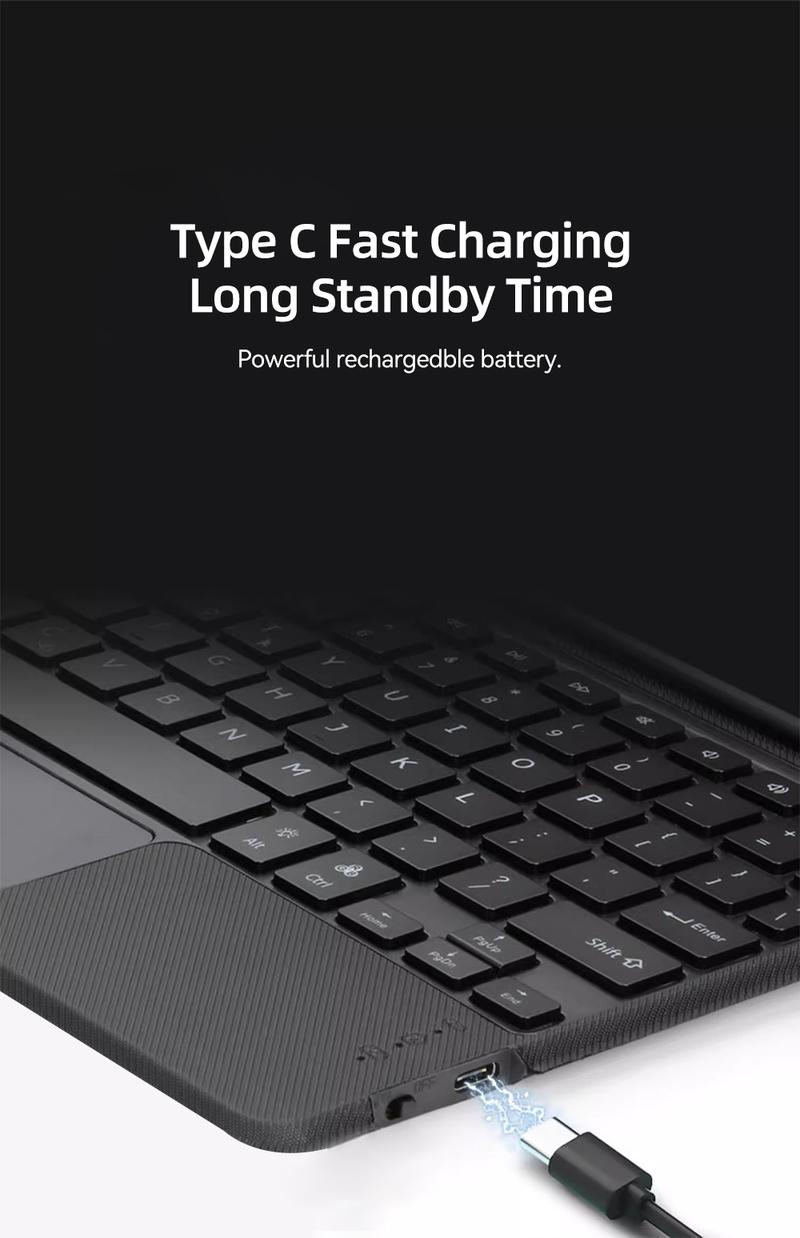 Product Introduction of Magic Keyboard Case for Xiaomi Pad 7/7 Pro 11.2 Mipad 6/6Pro 11inch Mipad 5 /5 Pro 6S Pro 12.4in Redmi Pad SEBacklit Bluetooth Touchpad Keyboard Cover Accessory Tablet Electronic detachable keyboard Multicolor 21