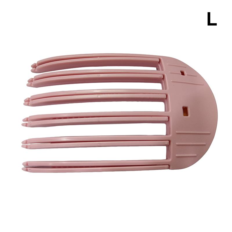 Product Introduction of New Hair Care Roots Natural Fluffy Hair Clip No Heat Plastic Hair Curler Twist Styling Diy Tools 3/ 6 Teeth Comb Fluffiness Tool 23