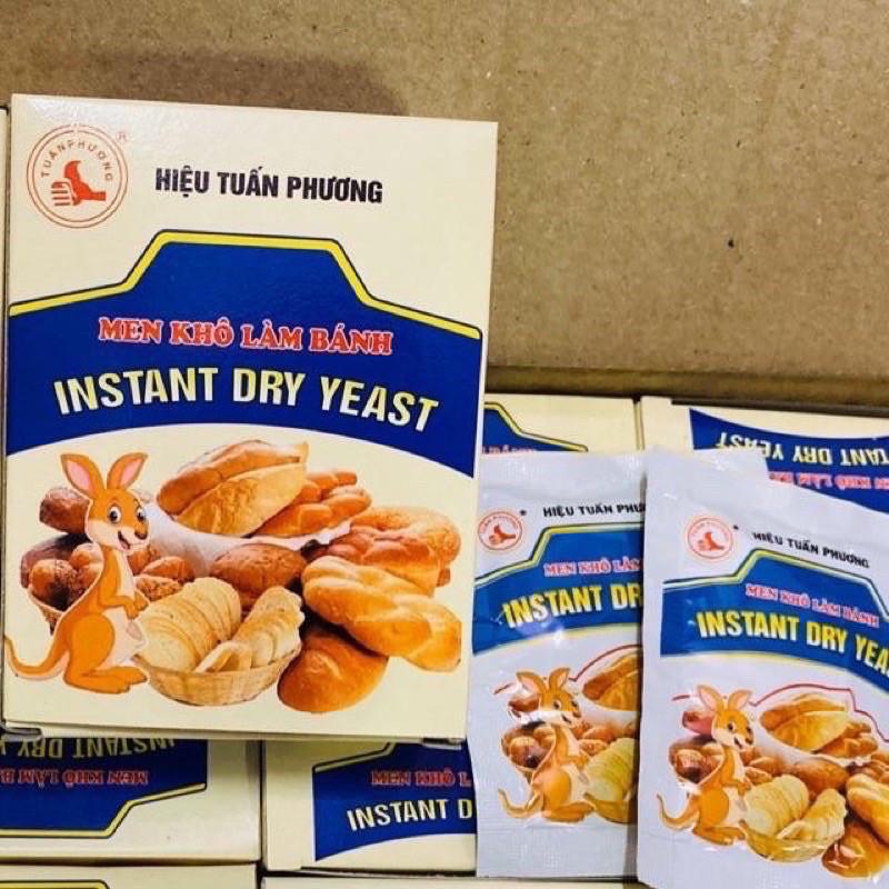 Hộp 5 gói Men Nở Làm Bánh Tuấn Phương 10gram/gói
