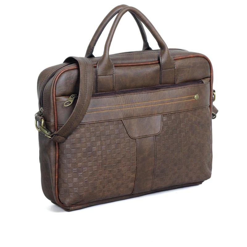 Cặp da công sở cao cấp, túi đựng laptop Zenka nhiều ngăn phong cách sang trọng lịch lãm_ZKC18