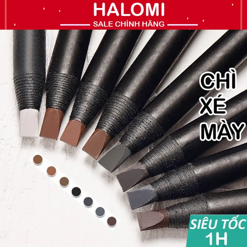 Chì xé kẻ chân mày Haozhuang sắc nét dễ kẻ, chì kẻ mày phẩy sợi chuyên dùng cho makeup Mỹ Phẩm Trang Điểm