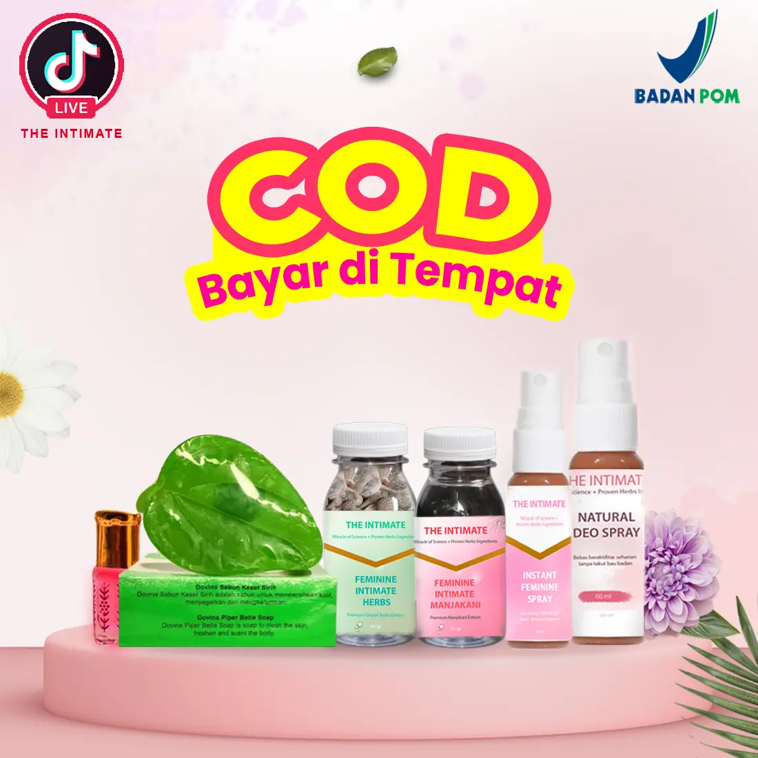 Manjakani Rapet Wangi Legit Sempit Menjepit Empot Ayam Ori Mengigit Asli Madura Hygiene Feminine Spray Perawatan Kewanitaan Deodorant Spray Tawas Anti Bau Badan | Bonus Pouch / Tas Kosmetik Cantik Sabun Sirih Keputihan