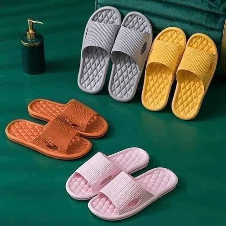 Product Introduction of Combo 5 đôi dép Xốp dẻo siêu nhẹ đi trong nhà người lớn, cho nam và nữ, trống trơn trượt, độ bền cao, đế bằng , đi êm chân DéP Slipperd Hoa 10