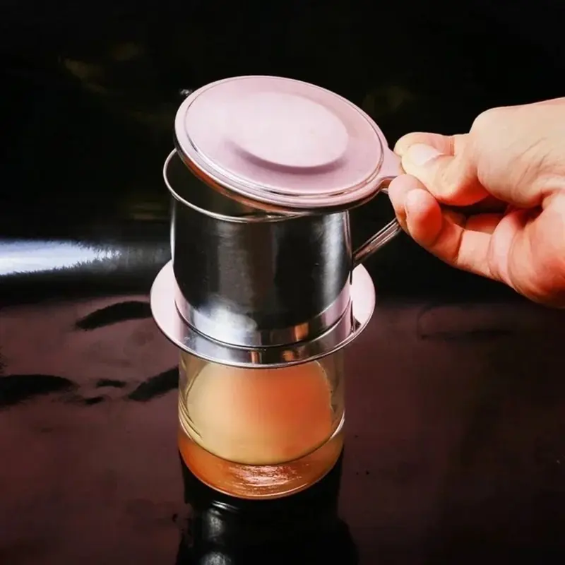 Bộ Lọc Nhỏ Giọt Cà Phê Bằng Thép Không Gỉ, Thiết Kế Tiện Lợi, Cầm Tay, Bền, Máy Pha Cà Phê Việt Nam, Dụng Cụ Pha Cà Phê Dễ Phối Đồ Thích Hợp Sử Dụng Trong Văn Phòng, Có Thể Được Sử Dụng Để Pha Cà Phê 1