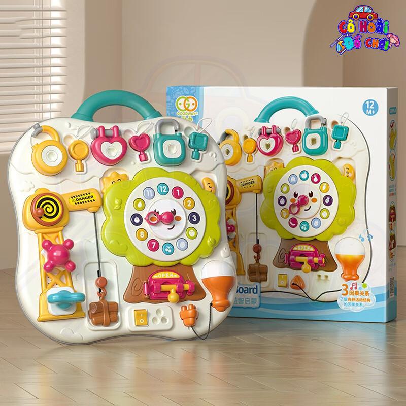 Bảng bận rộn điện tử cỡ lớn rèn luyện vận động tinh phát triển tư duy cho bé