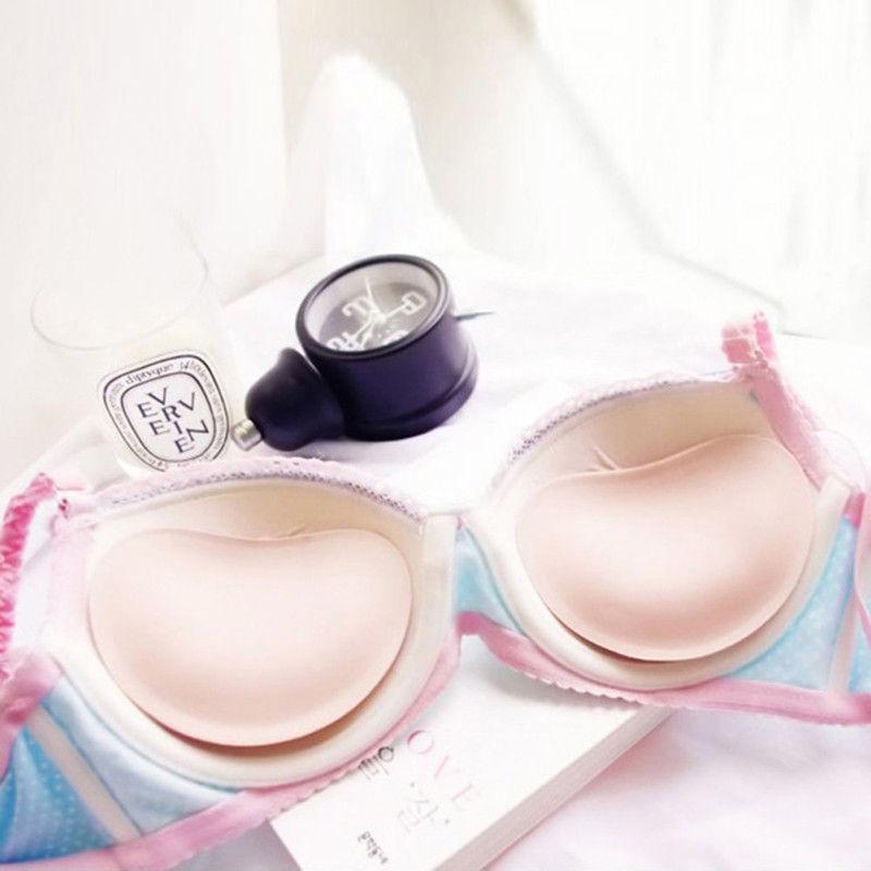 3 cm thick slit front adhesive bra strap to prevent sagging women's bra - bra tape Silicone Invisible Bra Insert Pads Push Up Enhancer Breast Strapless 2
