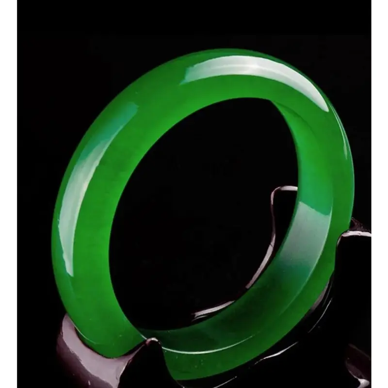 Gelang Batu Giok Natural Emerald Gelang batu giok asli cina/Gelang Batu Giok Natural Emerald untuk Hadiah PRIA/Wanita - VIP 3
