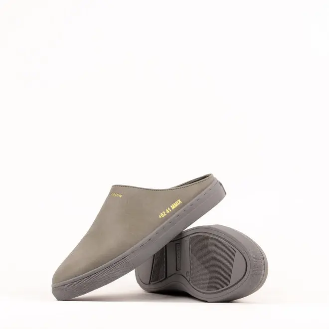 GIO CARDIN - Sepatu Mules Pria LAH-21 Triple Grey Shoes 3