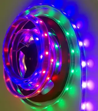 Dây đèn LED nháy RGB 1 màu 5m quấn cây, quảng cáo (trang trí nhà vườn, quán cafe, địa điểm check in...)