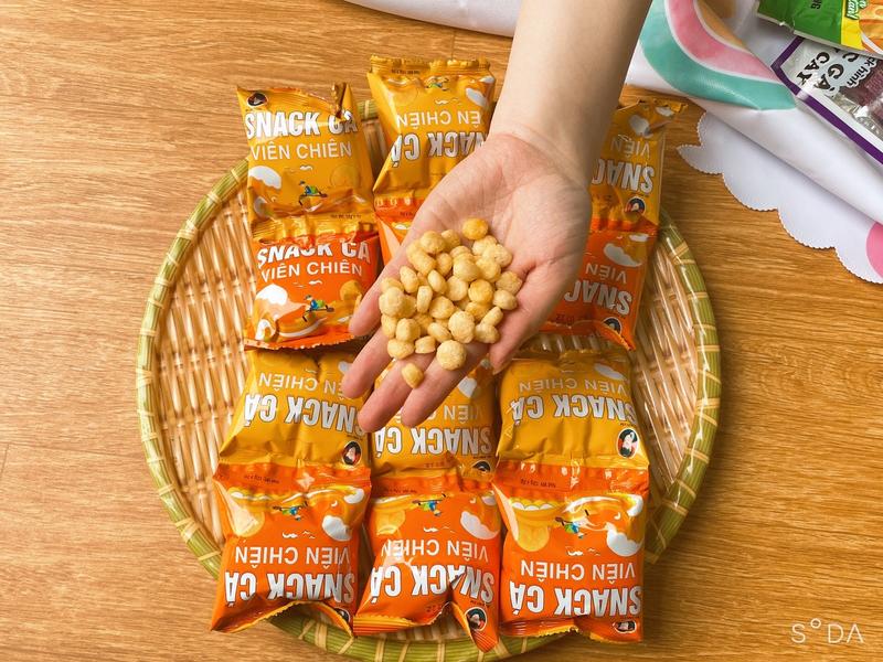 Snack Cá viên chiên - Bịch 60 gói nhỏ