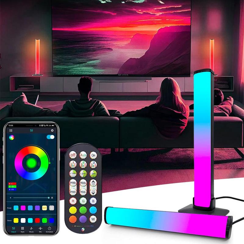 Pride Month LED Light Bar, 1 Set RGB Color Changing LED Light With Remote Control, USB Powered Ambient Light For Home Decor, Super Bowl Party Decoration 0