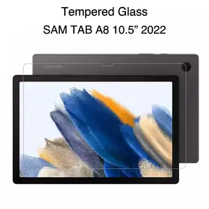 TG Kaca Clear Anti Bubble Full Lem Pelindung Layar berbahan Tempered glass Kompatibel Untuk Samsung Galaxy Tab A8 10.5 Inch 2022