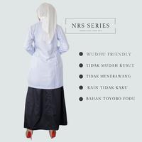 Gambar NRS Series - Baju PDH Putih Seragam Dinas PNS Tunik Setelan - hitam putih set rok, S dari NRS Series_NEW Kab. Tasikmalaya 5 Tokopedia