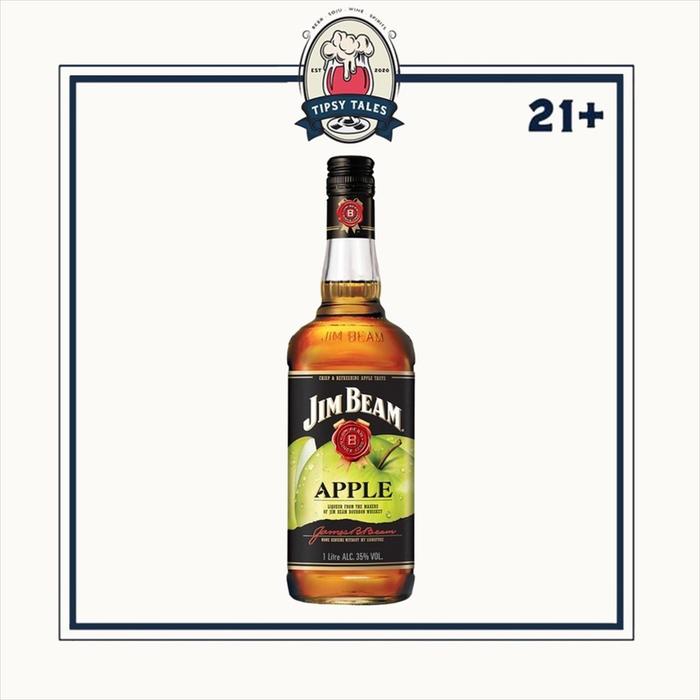 Gambar Jim Beam Bourbon Whisky Apple 700 ml dari Tipsy Bro Kota Surabaya Tokopedia
