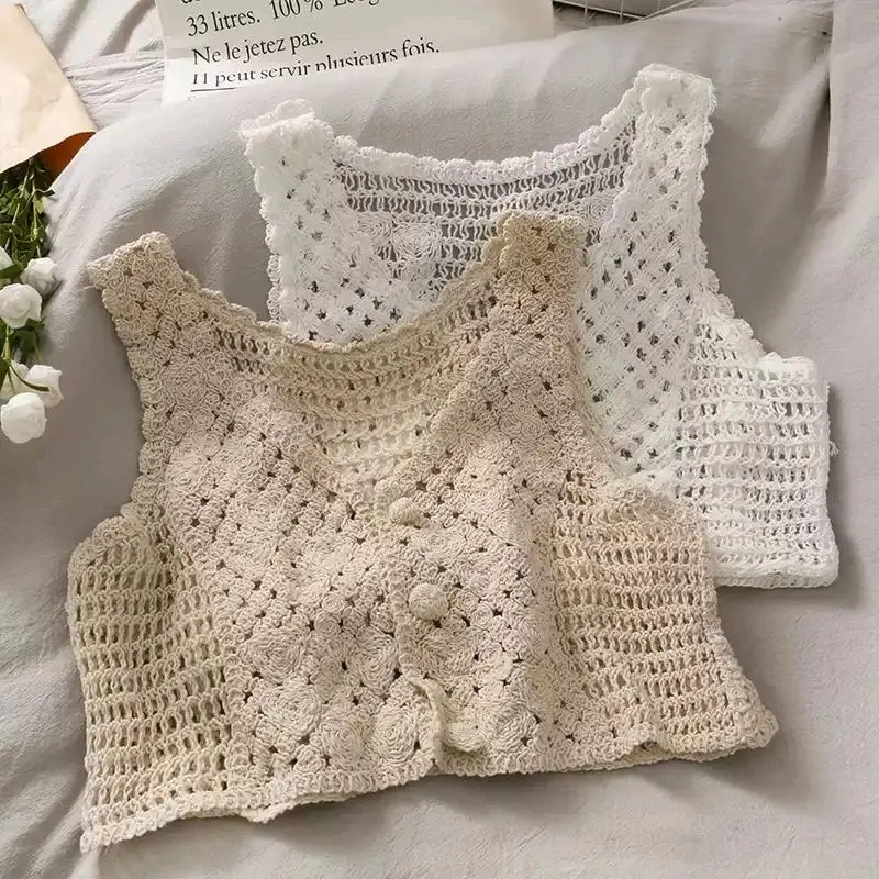 VEST RAJUT KOREA STYLE Tebal Wanita Rompi