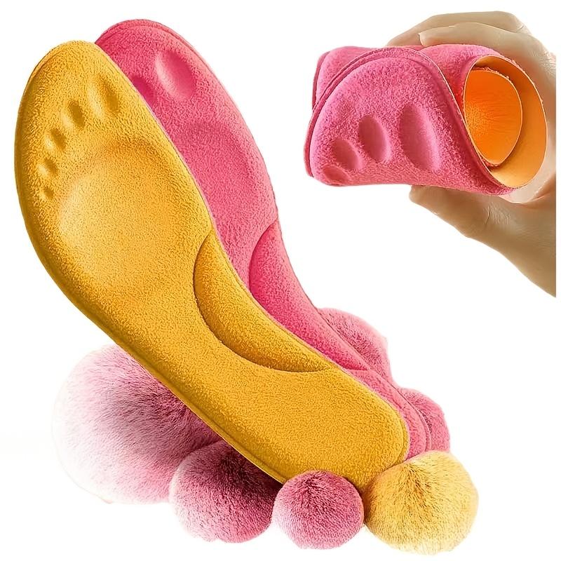 [10pcs Thick Memory Foam Insoles] 10pcs of thick memory foam insoles, suitable for men and women, foot massage warm winter sports insoles, soft and comfortable, suitable for men and Women's tailable design 5