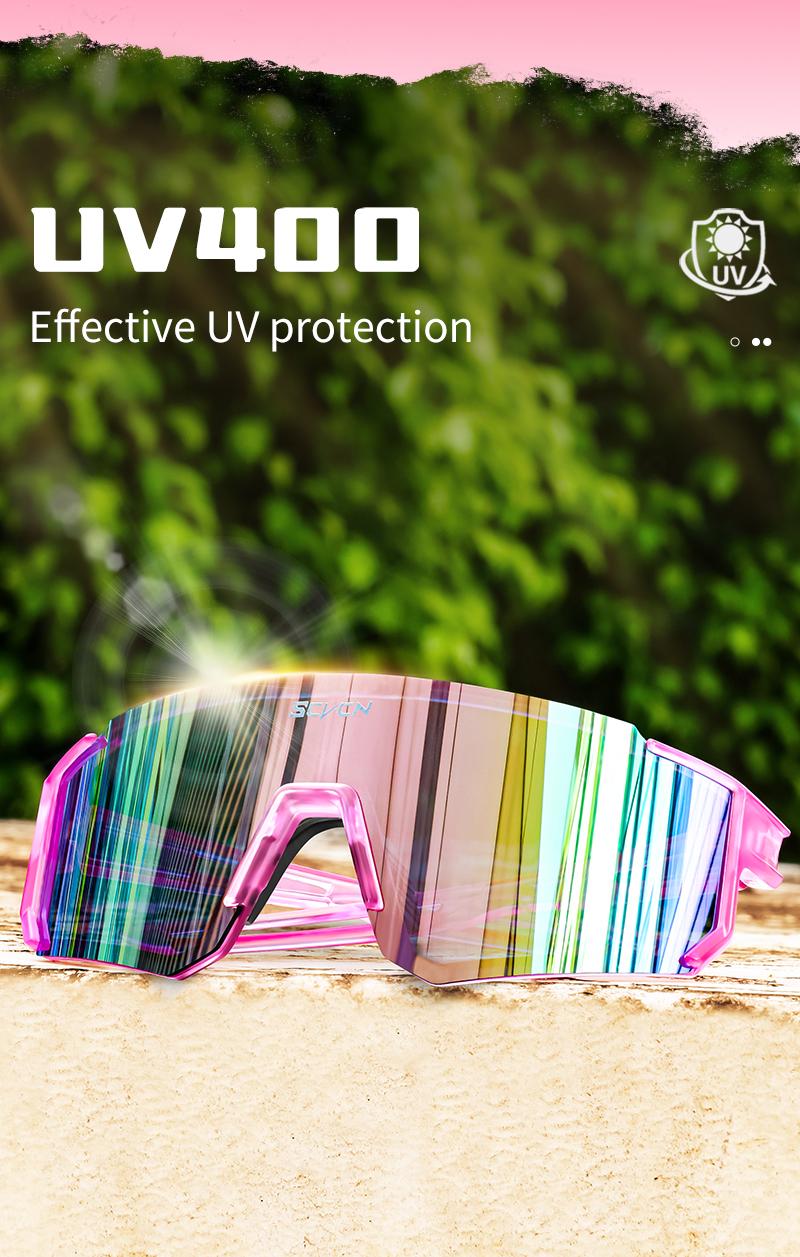 Product Introduction of SCVCN Fsshion Sunglasses Street Cycling Glasses Bike Men UV400 Sports MTB Outdoor Bicycle Women Sunglasses Multi Color Riding 4
