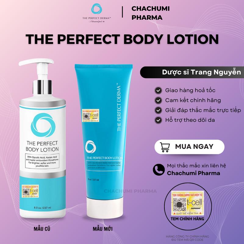The perfect body lotion  Sữa dưỡng thể hỗ trợ sáng da 15% glycolic acid (237ml) Dưỡng Da Body