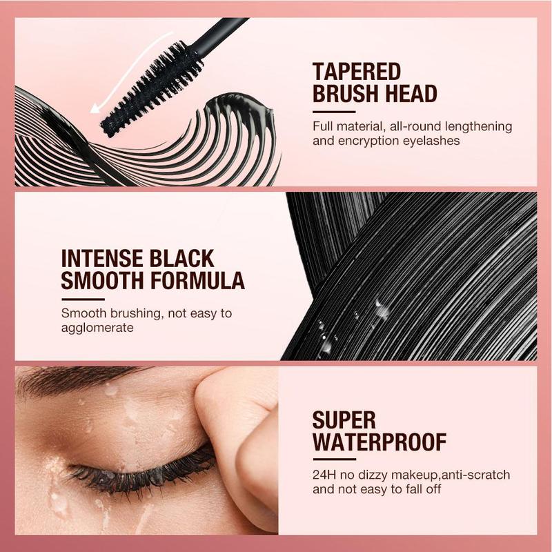 Product Introduction of O.TWO.O Waterproof Mascara Lasting Smudge-proof Eyelash Curling Black Eye Makeup Cosmetic 35