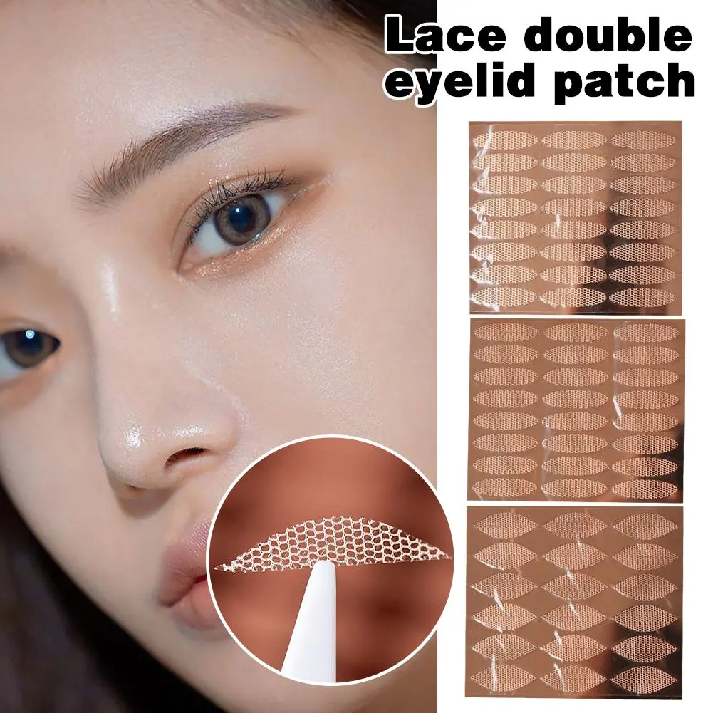 Lace Invisible Double Eyelid Stickers Natural Wide Plus Bigger No Trace Eyelid Stickers