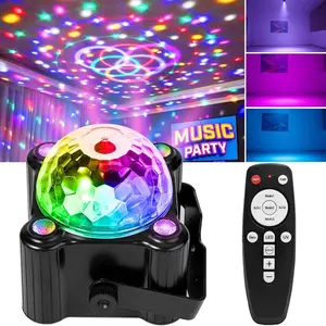 LEIMIYUO Lampu Sorot LED Beam Disco KTV Voice Control Glow Light 9W - LM7009 8 efek cahaya LED sorot, 8 warna cahaya disco ball