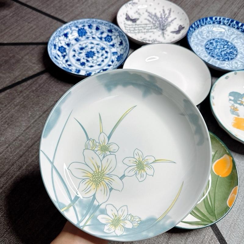 5 Cái Dĩa 8-in [20cm] GỐM SỨ 4D CAO CẤP . 2