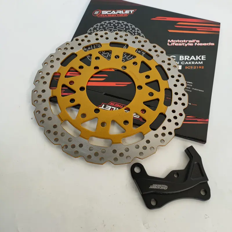 Piringan Cakram Depan Belakang KLX 150 SUPERMOTO stang kotak 7