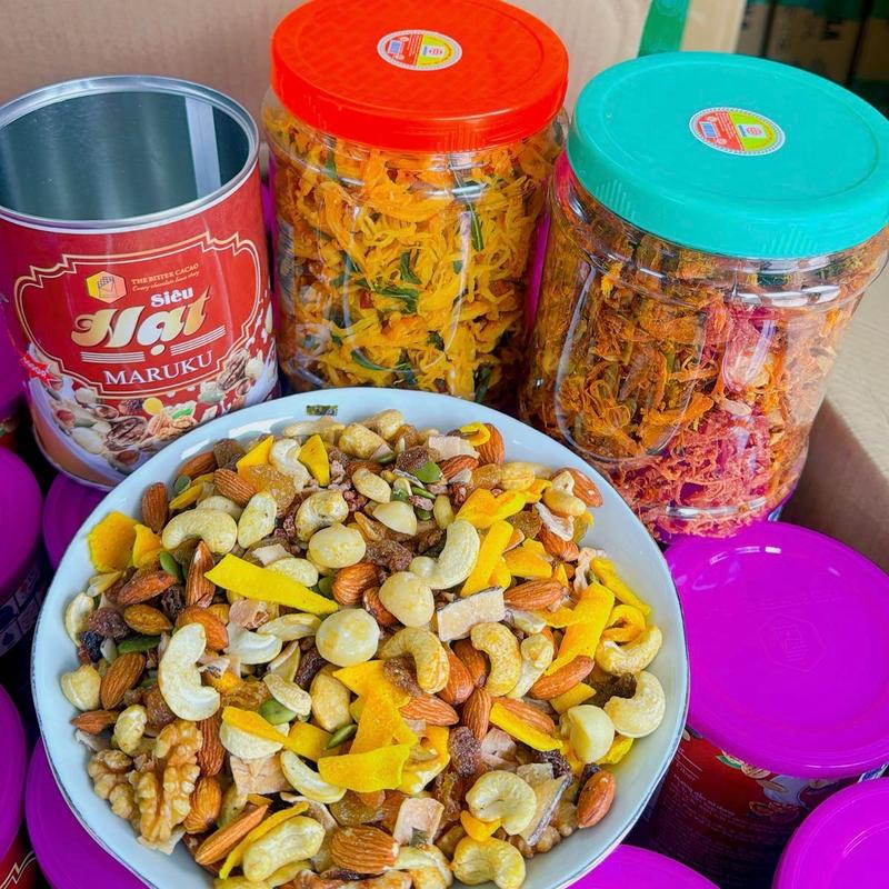  COMBO  1 NGŨ CỐC SIÊU HẠT ĐỎ 1 KHÔ GÀ LÁ CHANH 500G Hạt Ngũ Cốc ngucoc 