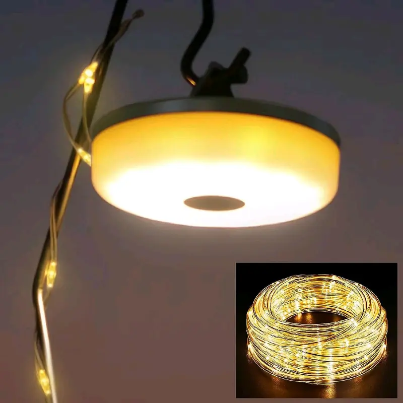 Lampu Camping Gantung 8M / Lampu Tenda 8M Romantis/ Lampu Camping Cas 2