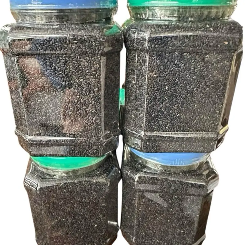 Mè đen rang giòn thơm ngon Hũ 500g - Food