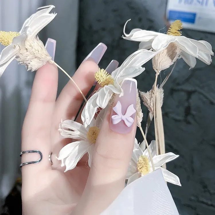 Charm nail charm nơ phụ kiện nail giá rẻ dùng kèm với sơn móng tay trang trí móng loại A 5