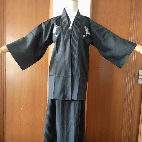 Product Introduction of [3143 People Collected] Men's Anime Costume Kimono Japanese Style Male Samurai Costume Japanese Kimono Men Japanese Traditional Costume Performance Costume 12
