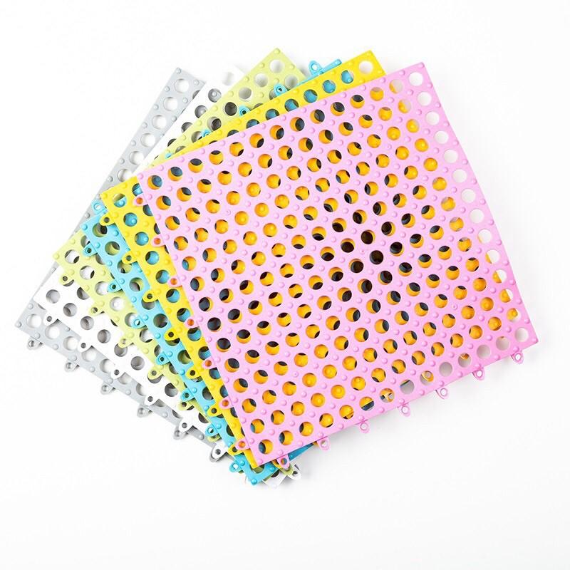 (Ready Stock) Anti Slip Splicing PVC Bathroom Toilet Kitchen Floor Mat Non Slip Mat Toilet Floor Mat 30*30cm