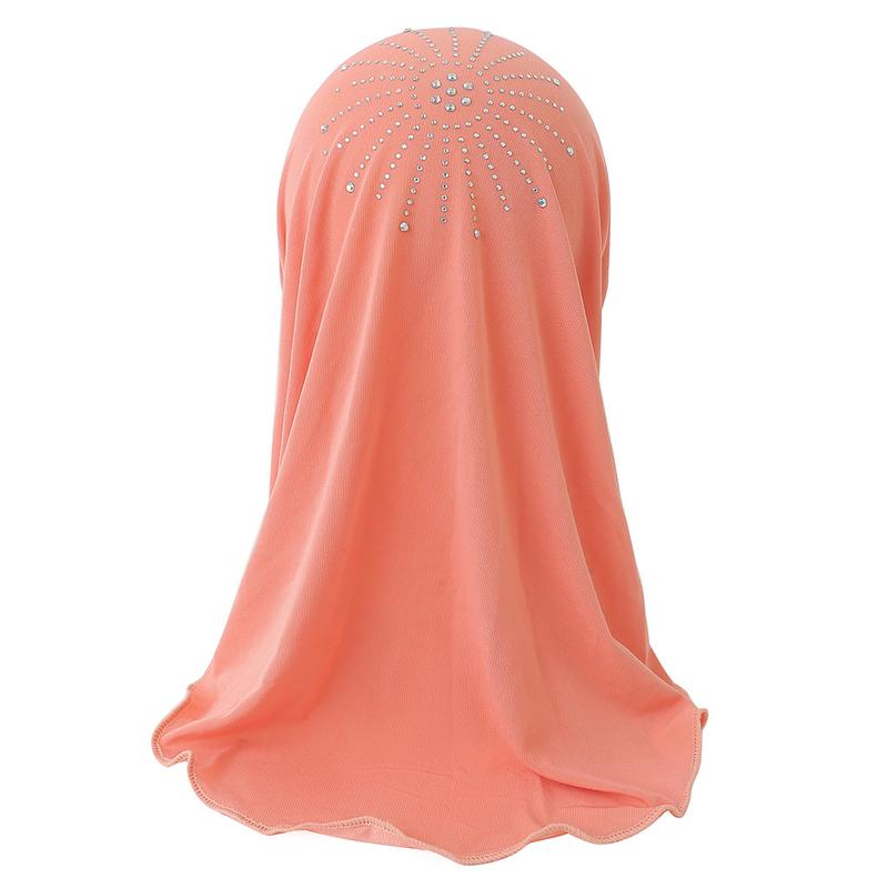 Product Introduction of 2-7 Years Old Girl Crystal Hemp Sun Diamond Tam-O'-Shanter| Detachable Gauze Cap + Three-Piece Design| Kindergarten Daily Wear and Match| Eid Trendy Child Essential selendang  bahu sulam  shawl sahara  shawl selendang 13