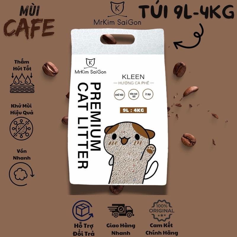 Cát Vệ Sinh Cho Mèo Premium Cat Litter - Khử Mùi Diệt Khuẩn MrKim Sai Gon - 9L ~ 4kg 4
