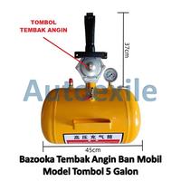 Gambar Bazooka Tembak Angin Ban Mobil 5 Galon Model Tombol Upgrade - Basoka Bazoka Tire Tyre Bead Seater Air Booster - Tembakan Inflator Semprot Tekanan Tinggi Volume Besar Udara - Kuning dari Autoexile Kota Medan 1 Tokopedia
