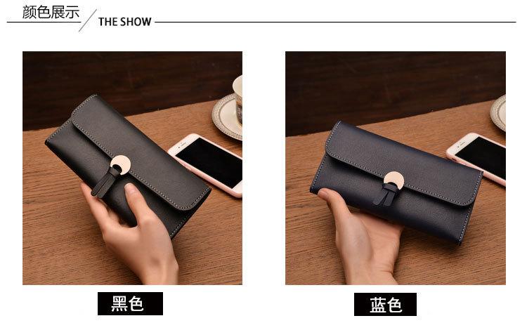 Product Introduction of New Fashion Long Women Wallets High Quality PU Leather Women's Purse and Wallet Design Lady Party Clutch Female Card Holder 9