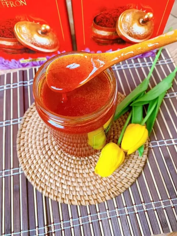 Saffron Bahraman Super Negin ngâm mật ong - Hỗ trợ tiêu hóa, giảm đau dạ dày và trào ngược. 0
