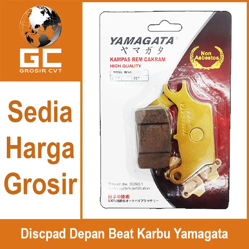 Kampas rem dispad discpad Depan Beat Karbu Yamagata