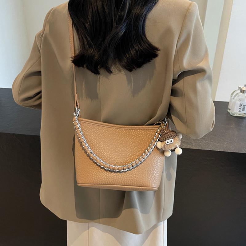túi Messenger Hàn Quốc, Thời Trang Mới, Phong Cách Cổ Điển Túi Bucket Cầm Tay Dành Cho Nữ Bag Tote 6