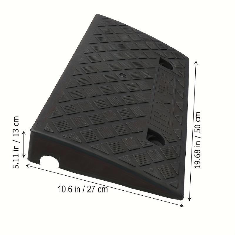 Portable Car Ramp, Front Location Threshold Ramp for Lawn Mowers, Cars, Wheelchairs, and Pets with Bolt Hole Fixing, Car Accessories 1