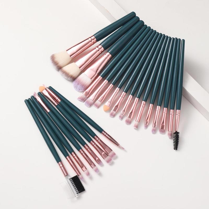 Makeup Brush Set, Versatile Soft Makeup Brushes for Foundation, Powder, Concealers, Eye Shadows, Blush, Lip Balm, Cosmetic Brushes for Home & Travel 7