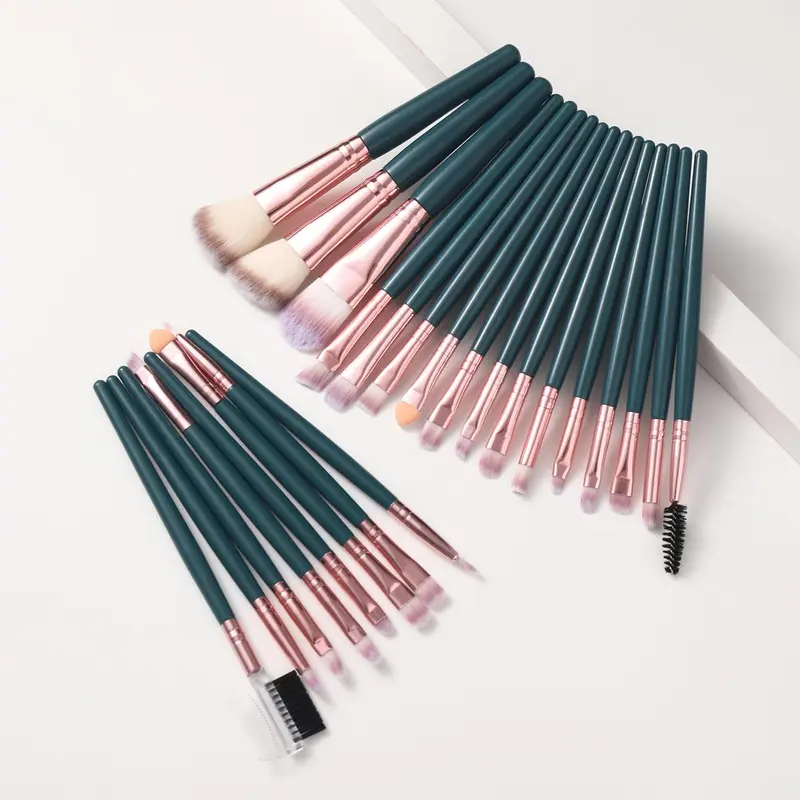 Makeup Brush Set, Versatile Soft Makeup Brushes for Foundation, Powder, Concealers, Eye Shadows, Blush, Lip Balm, Cosmetic Brushes for Home & Travel 7
