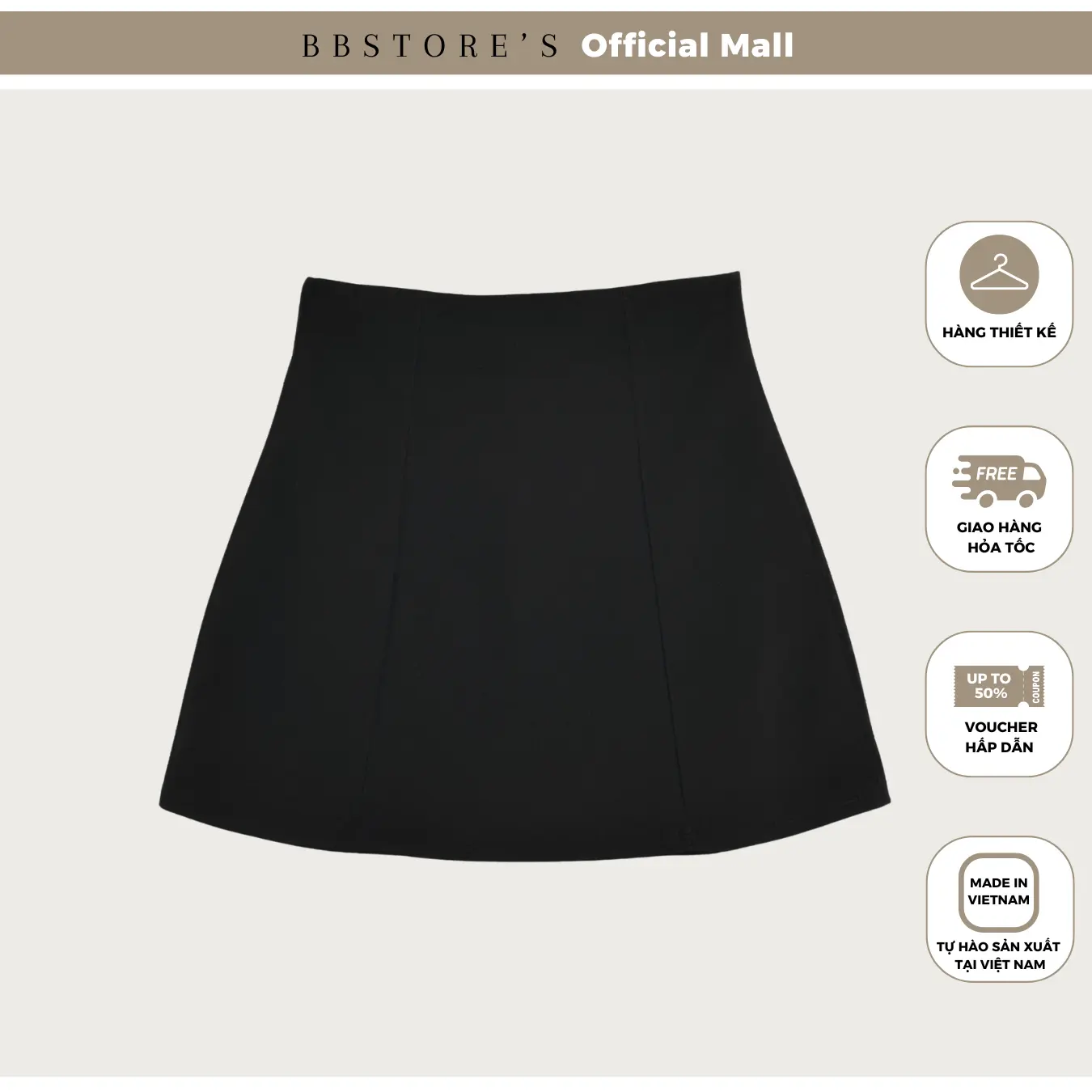 Chân Váy Ngắn Dự Tiệc Sang Trọng BBSTORE'S -V1717S Nữ Women