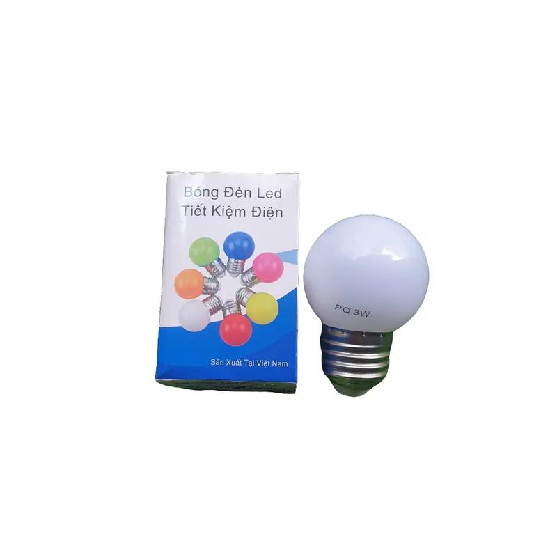 Bóng Đèn Đổi Màu Tự Động 1w/3w Trang Trí Ngoài Trời. bóng  đèn 0