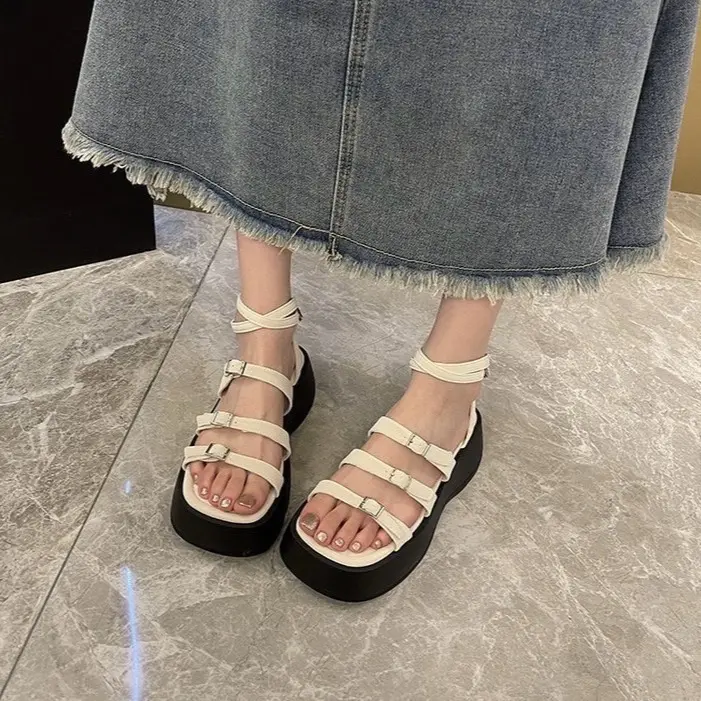 [FREESHIP] Sandal nữ YIAN đế 6cm thời trang mới DéP Shoes 0