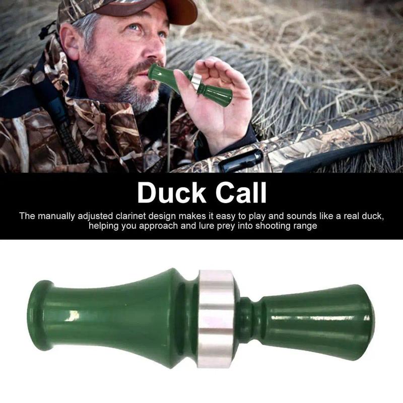 Product Introduction of Duck Call Hunting Decoy Whistle Green Duck Voice Trap Whistle Portable Wild Ducks Hunting Trap Decoy Durable Hunters Supplies 5