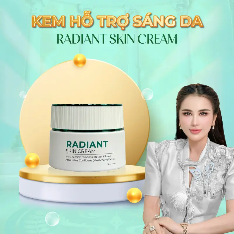 JT14 - Kem hỗ trợ sáng da Nhã Lê - Radiant Skin Cream - Dưỡng ẩm giúp da mềm mịn 0