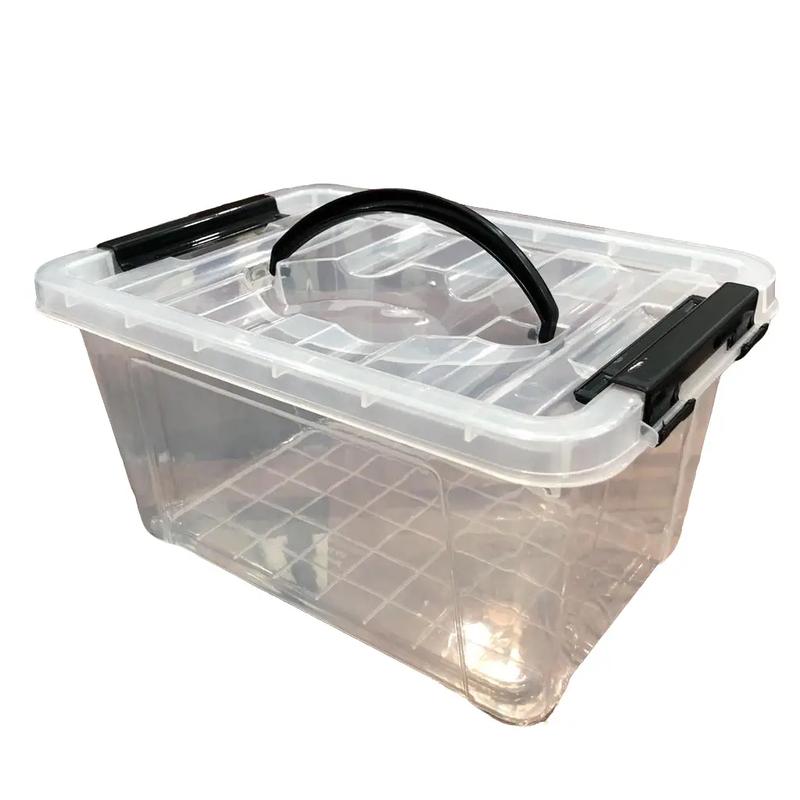 Thùng Nhựa 5000ml 5 lít Trong Suốt Đựng Đồ Đa Năng có Quai Xách - Kích thước thùng : 28 cm - 20 cm - 14.5 cm