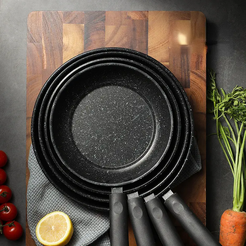 Frying Pan Non-stick Frying Pan Household Medical Stone Fried Egg Pancake Pan non  stick frying  pan non stick  pan Cookware Steel